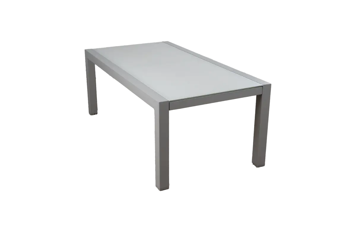 Loungetisch Bezano 120 x 60 cm | Sandstone/Champagner | Aluminium