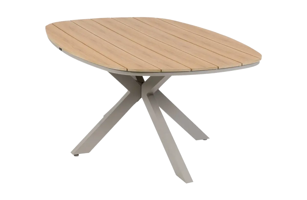 Ovaler Gartentisch Cadiz | 180 x 115 cm | Tecon Teak | Camel