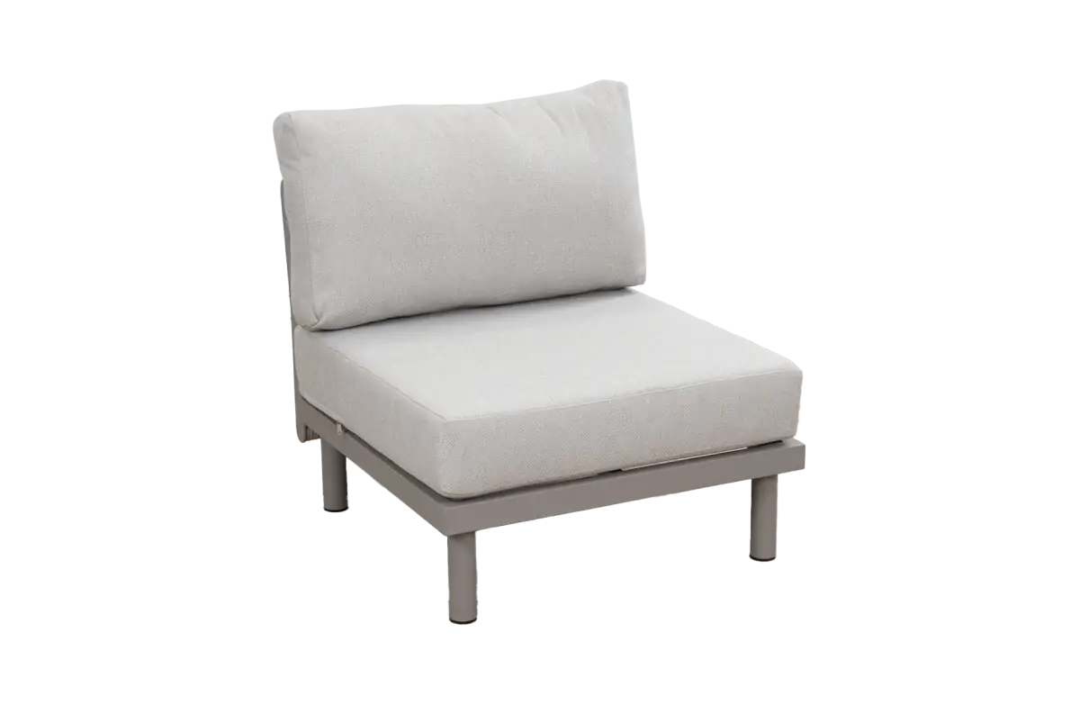 Mittelelement Cavallino | Beige/Camel | Aluminium & Rope