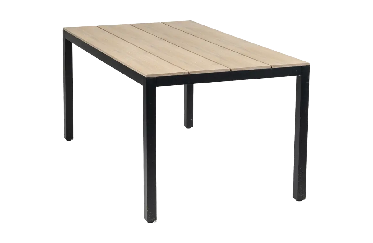 Gartentisch | Limasol 160 x 90 cm | Polywood & Aluminium |  Wood