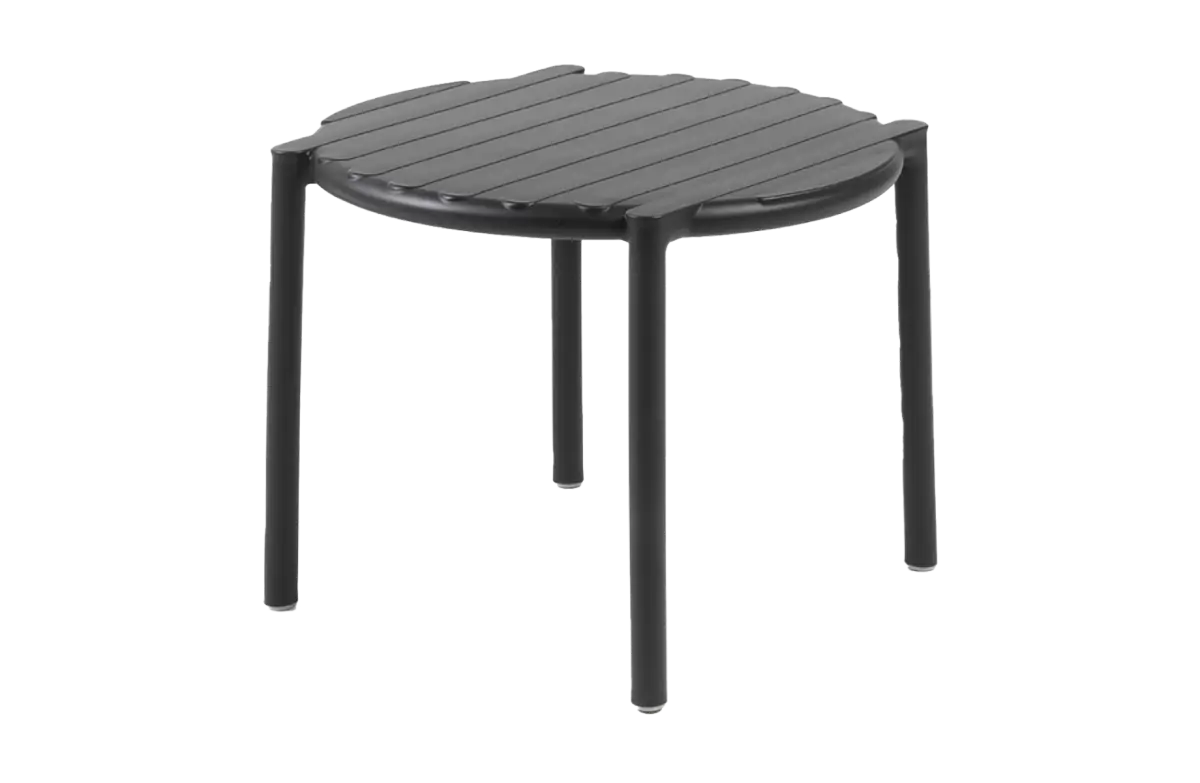 Beistelltisch Doga ø49,5cm | Kunststoff | Anthrazit