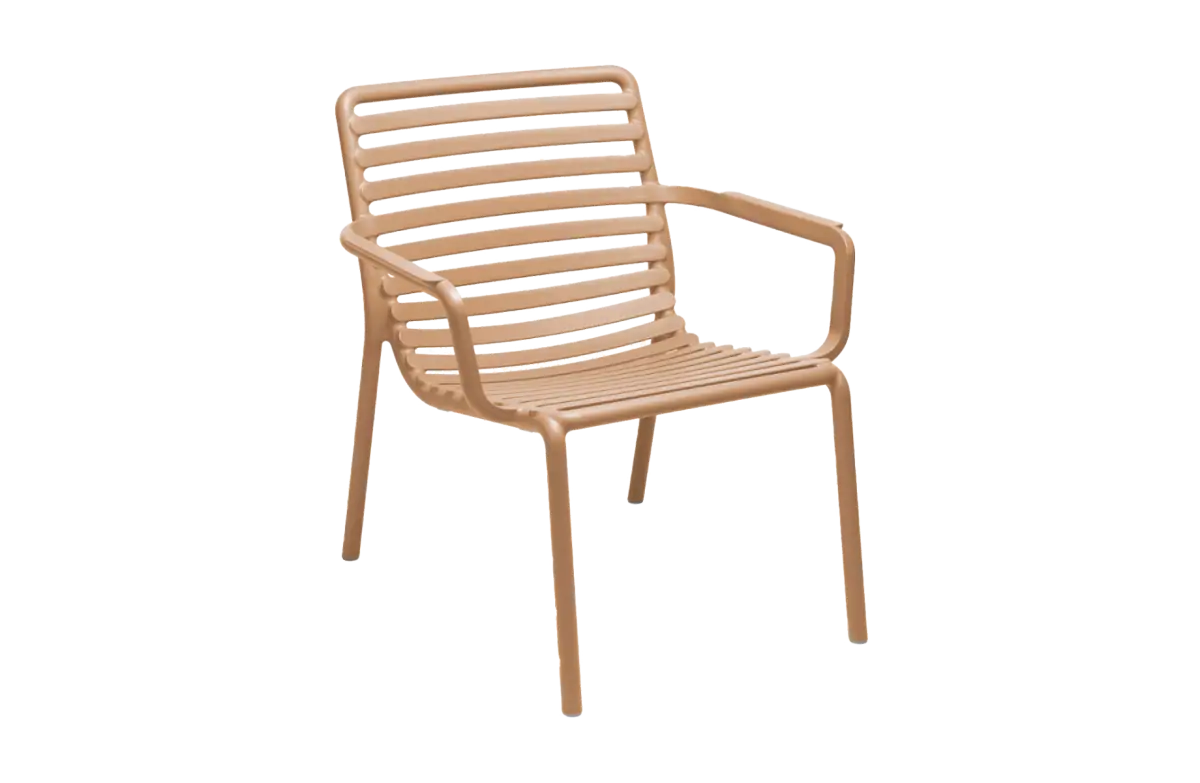 Lounge-Gartenstuhl Doga Relax | Kunststoff | Cappuccino