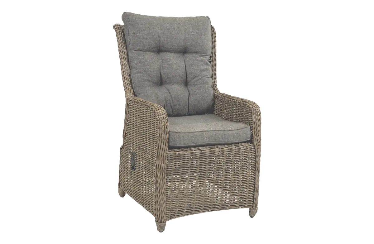 Verstellbarer Gartenstuhl Dublin | Sweet Brown | Rattan