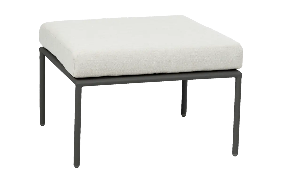 Hocker Elvira | Schwarz & Beige