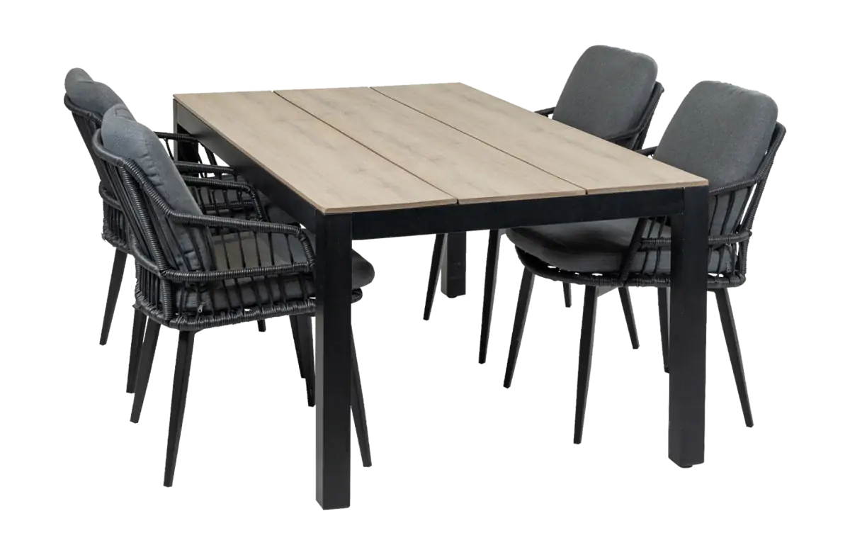 5-delig-cyprus-tuintafel-rechthoek-wood-isabel-black-4-seizoenen-tuinmeubelen