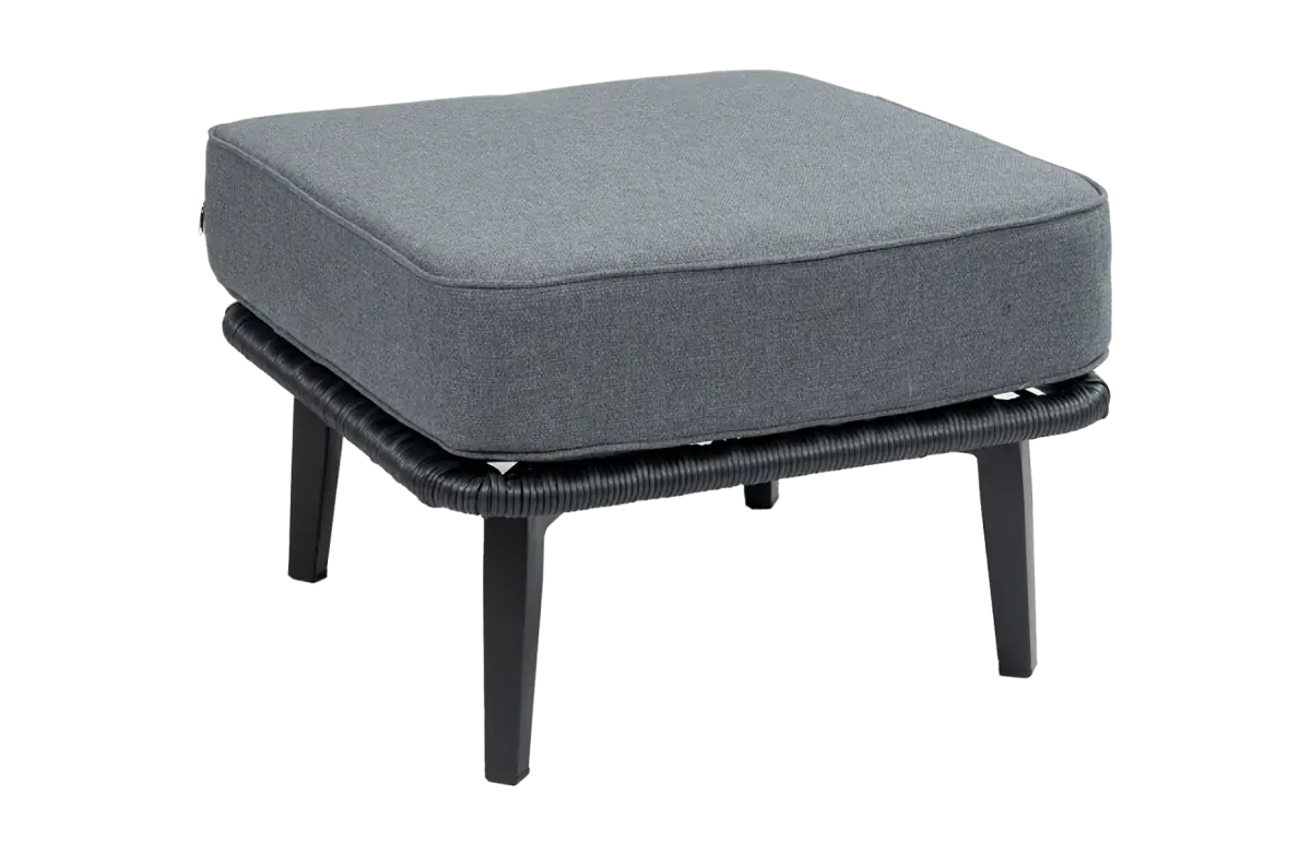 Hocker Isabel | Schwarz | Rope