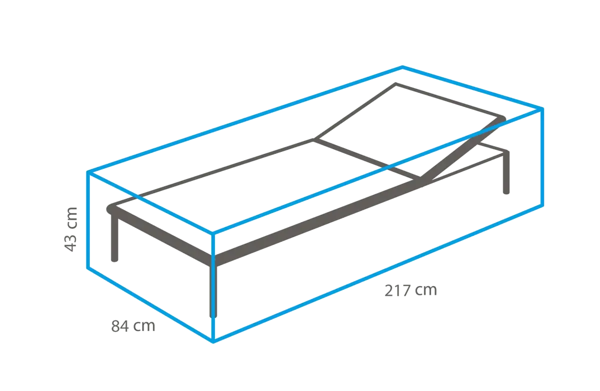 Sonnenliege Schutzhülle 217 x 84 x 43 cm