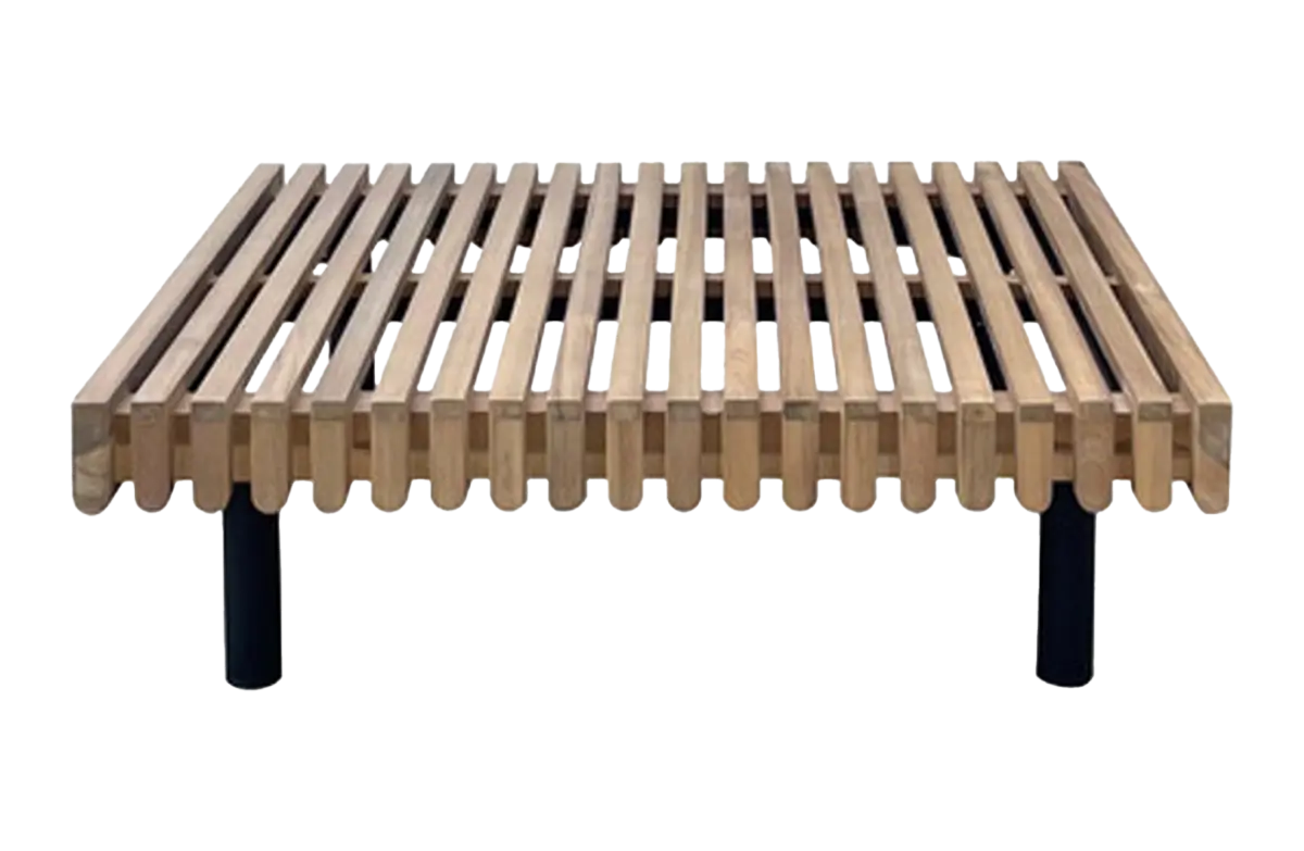 Loungetisch Lissabon | 80x80cm | Acacia & Aluminium