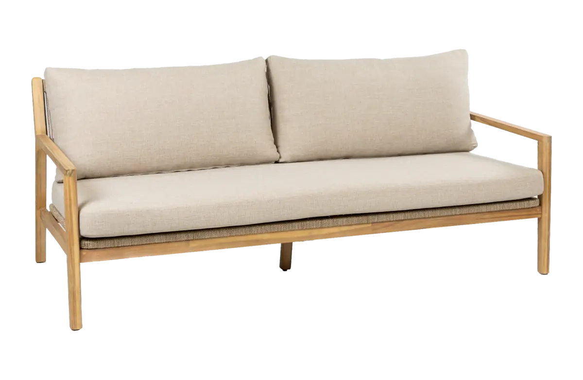 Felline Lounge Sofa | 3-Sitzer | Akazienholz