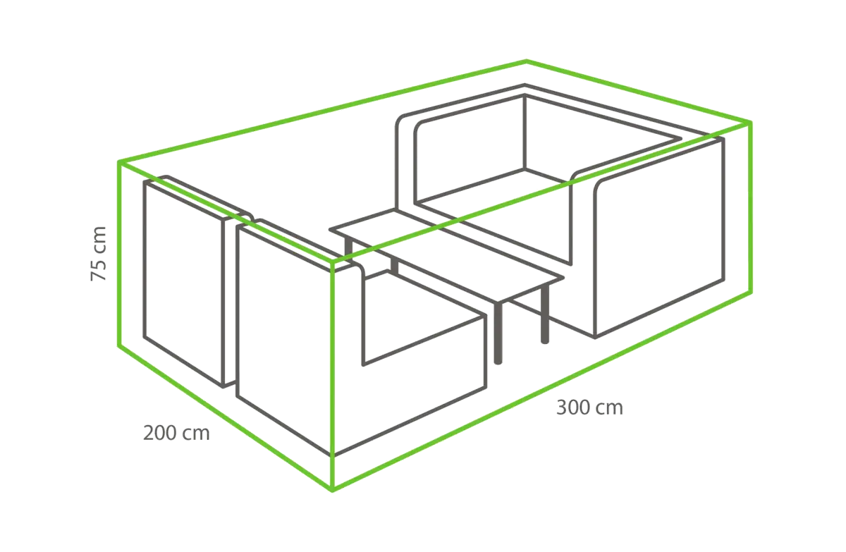 Lounge-Set Schutzhülle L 300 x 200 x 75 cm