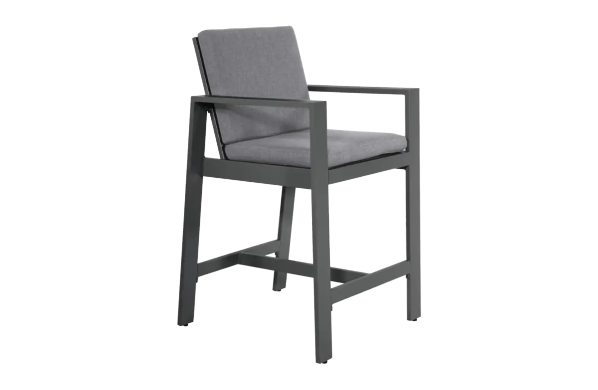 Barhocker Malibu | Charcoal | Aluminium | Lesli Living