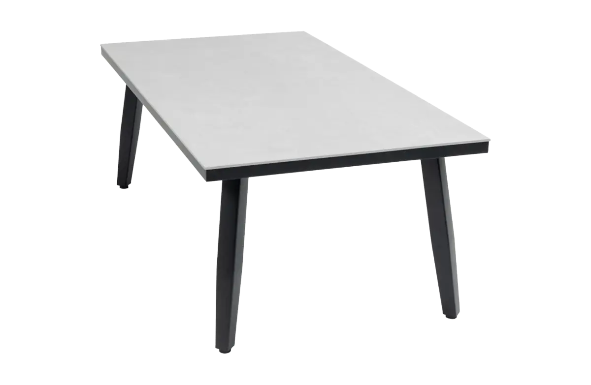 Beistelltisch Mykonos 105x58cm | Beton | Aluminium & Kunststoff | Normin