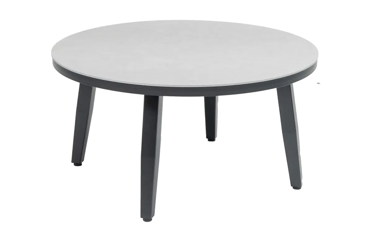 Beistelltisch Mykonos ⌀73cm | Beton | Aluminium & Kunststoff | Normin