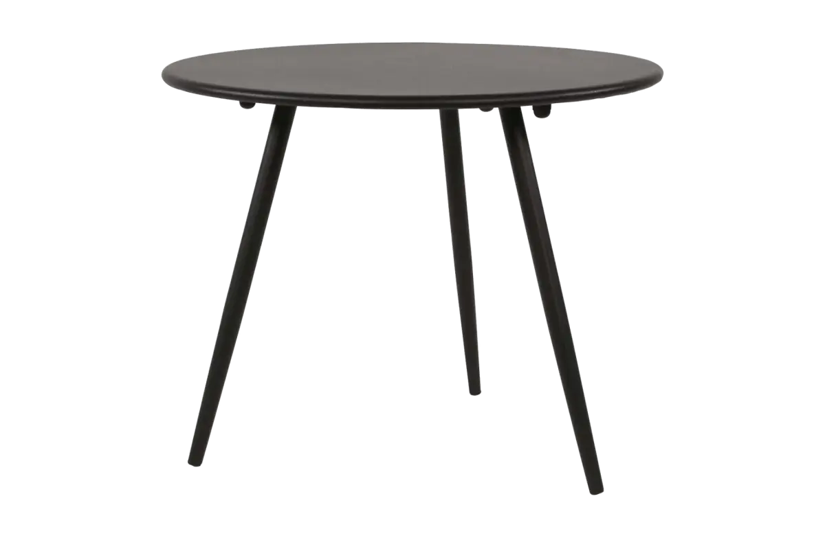 Beistelltisch Rafael ø 45 cm | Schwarz | Metall | Lesli Living