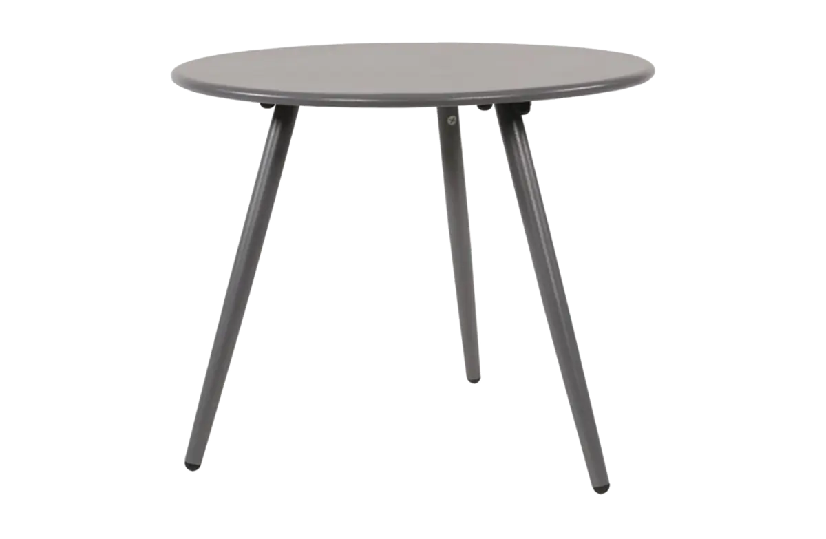 Beistelltisch Rafael ø 45 cm | Blueberry Grau | Metall | Lesli Living