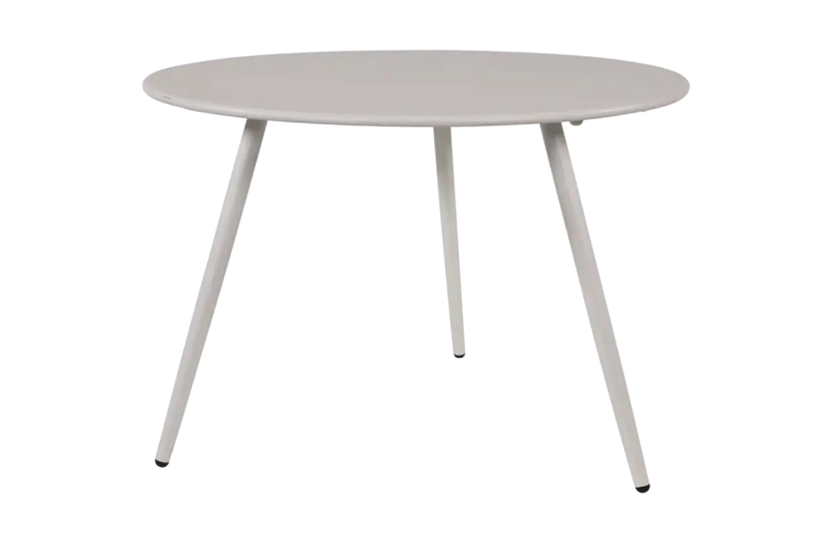 Beistelltisch Rafael ø 60 cm | Weiß | Metall | Lesli Living