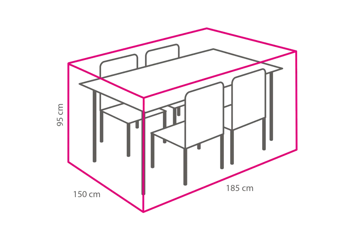 Gartenmöbel-Set Schutzhülle 185x150x95 cm