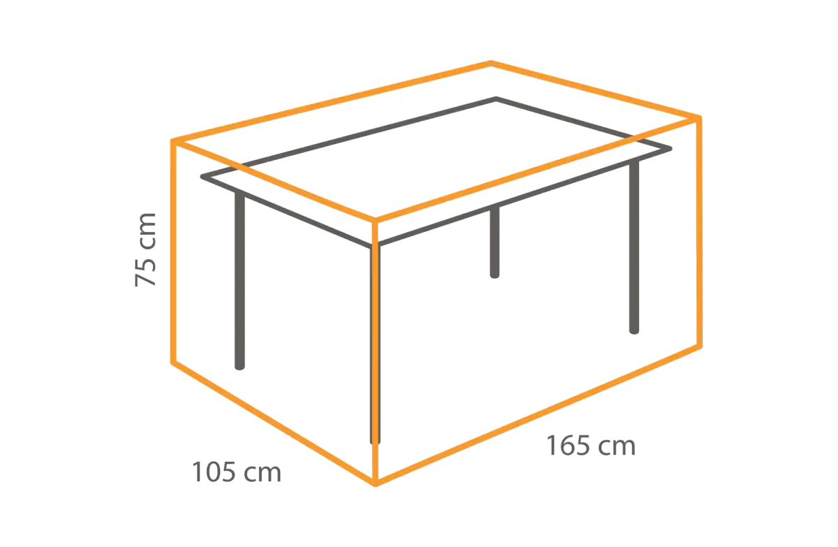 Tischschutzhülle 165 x 105 x 75 cm