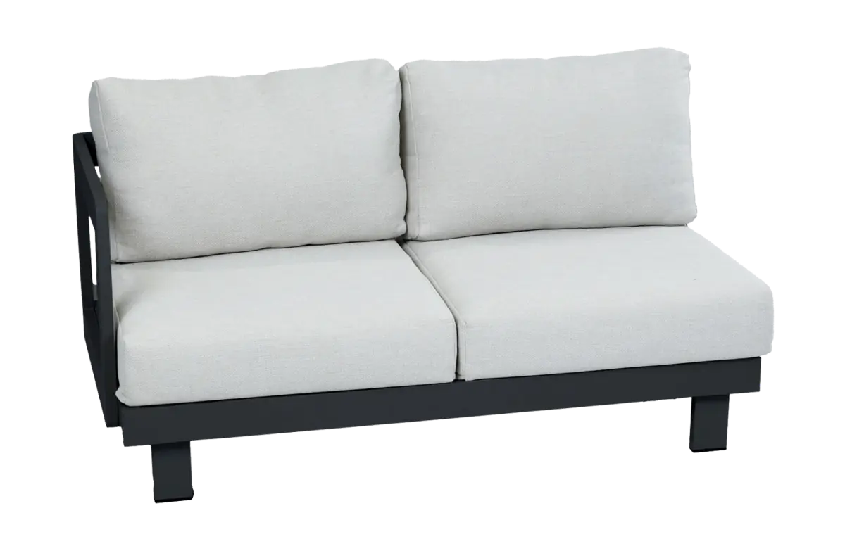 Sofa-Element Tulum | Rechts | Schwarz & Beige