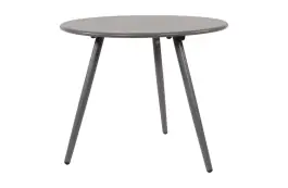 Beistelltisch Rafael ø 45 cm | Blueberry Grau | Metall | Lesli Living
