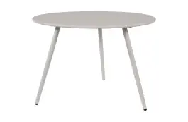 Beistelltisch Rafael ø 60 cm | Weiß | Metall | Lesli Living