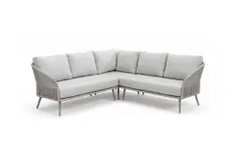 Loungesofa Alezio | 3 Sitzer | Beige | Camel Sake