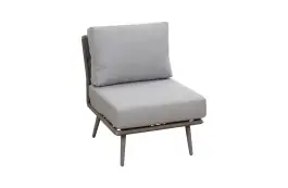 Mittelelement Alezio | Elfenbeinfarbe | Camel Mocca