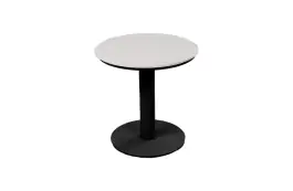 Loungetisch Barletta Ø45 cm | Black/Sandstone | Aluminium & Kunststoff