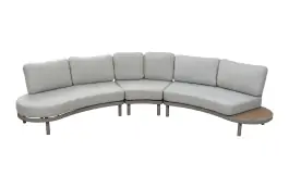 Lounge-Sofa Bari | 3-teilig | Beige & Camel
