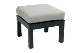 Hocker Bezano | Matt Black / Off White | Aluminium