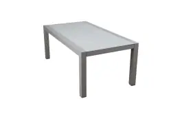 Loungetisch Bezano 120 x 60 cm | Sandstone/Champagner | Aluminium