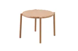 Beistelltisch Doga ø49,5cm | Kunststoff | Cappuccino