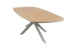 Ovaler Gartentisch Cadiz | 280 x 115 cm | Tecon Teak | Camel