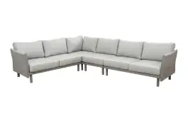 Loungesofa Cavallino | 4-teilig | Beige & Camel