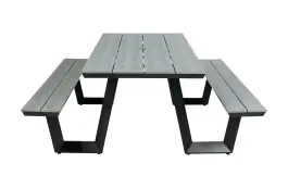 Picknicktafel Coffee Bay | Grey | Aluminium & Polywood