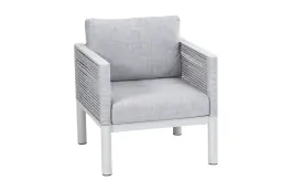 Loungesessel Cuba | Sand / Off Sand | Rope & Aluminium
