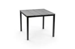 Gartentisch Limasol | 90x90cm | Polywood & Aluminium | Grau