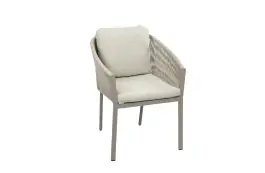 Stapelbarer Gartenstuhl Elvira | Camel & Beige