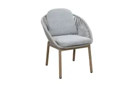 Dining Gartenstuhl Faro | Wood | Nordic Ash/Urban Twine | Aluminium und Rope