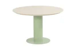 Runder Gartentisch Girona | ø120cm | Soft Green & Beige | Aluminium und Keramik | Hartman