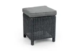 Dublin Hocker | Schwarz | 40x40 cm