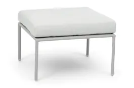 Hocker Elvira | Beige/Camel | Aluminium