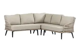 Ecklounge-Set | Isabel | Sand | Rope