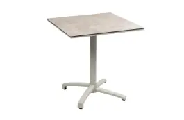 Klappbarer Terrassentisch Gent | 70 x 70 cm | Sand & Braun
