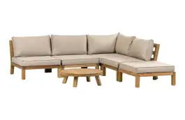 Hoek loungeset Kent | 6-delig | Acacia