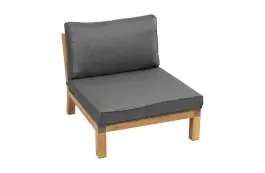 Mittel-Element Kent | Grau | Akazienholz