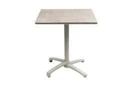 Klappbarer Terrassentisch Gent | 70 x 70 cm | Sand & Braun