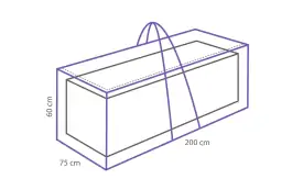 Luxus-Kissen-Aufbewahrungstasche 200 x 75 x 60 cm