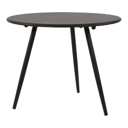 Beistelltisch Rafael ø 60 cm | Schwarz | Metall | Lesli Living