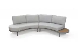 Lounge-Sofa Bari | 2-teilig | Beige & Camel